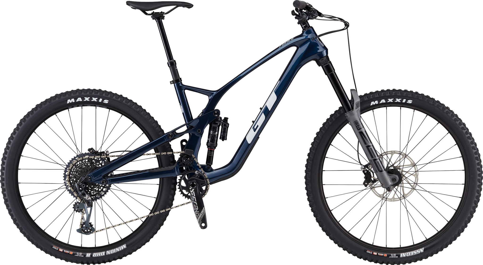 Picture of GT Force Carbon Pro LE 29" Enduro Bike 2022 - Indigo Blue